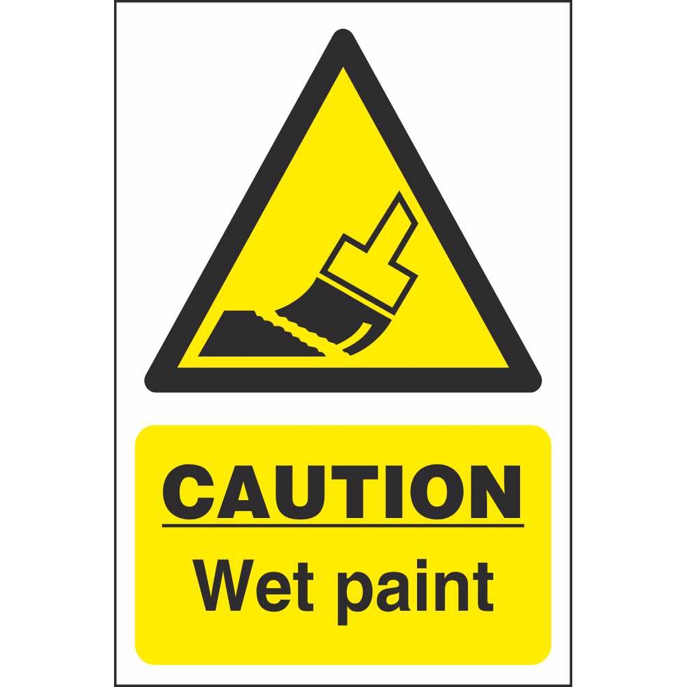 Caution Wet Paint Signs Hazard Workplace Safety Signs
