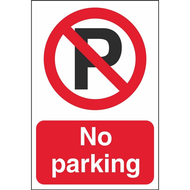 No Parking Prohibitory Sign