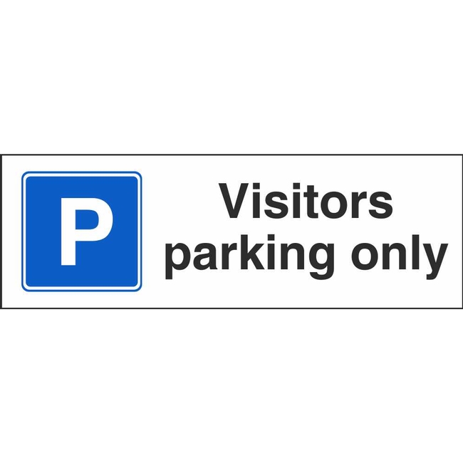 Visitors Parking Only Parking Control Sign