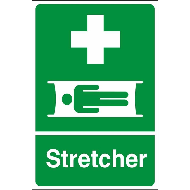 Stretcher First Aid & Safe Condition Sign