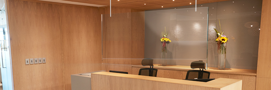 social distancing screen for office