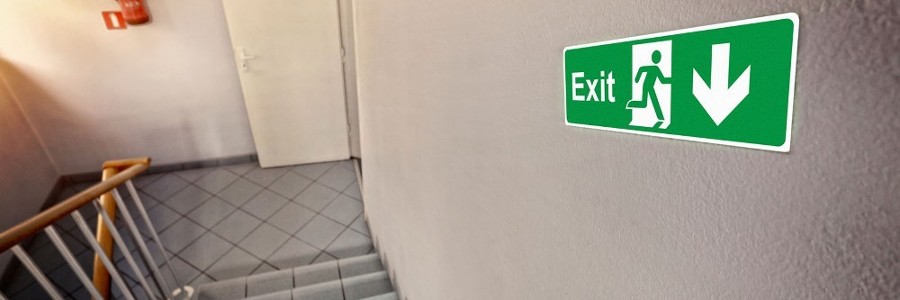 emergency escape signs