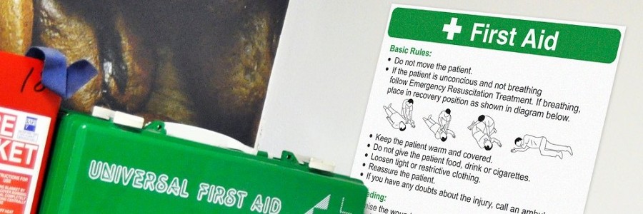 first aid signs in workplace