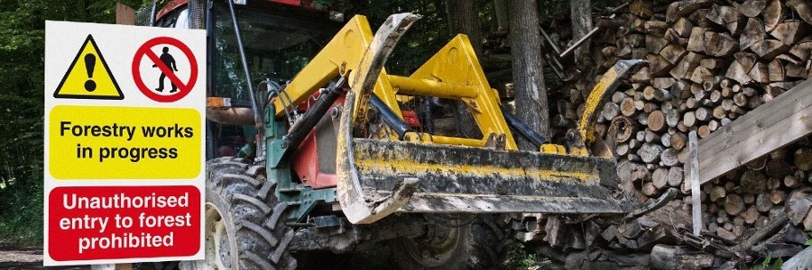 forestry safety signs