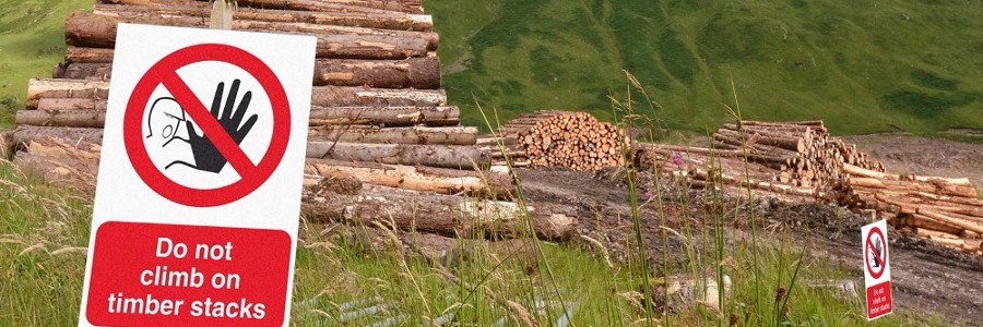 forestry safety signs