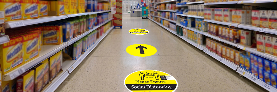 social distancing signage for workplace