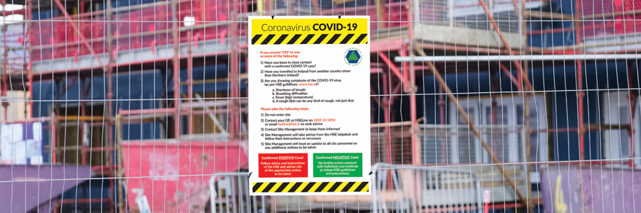 site safety coronavirus signs