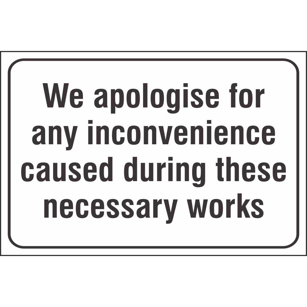 Apologise
