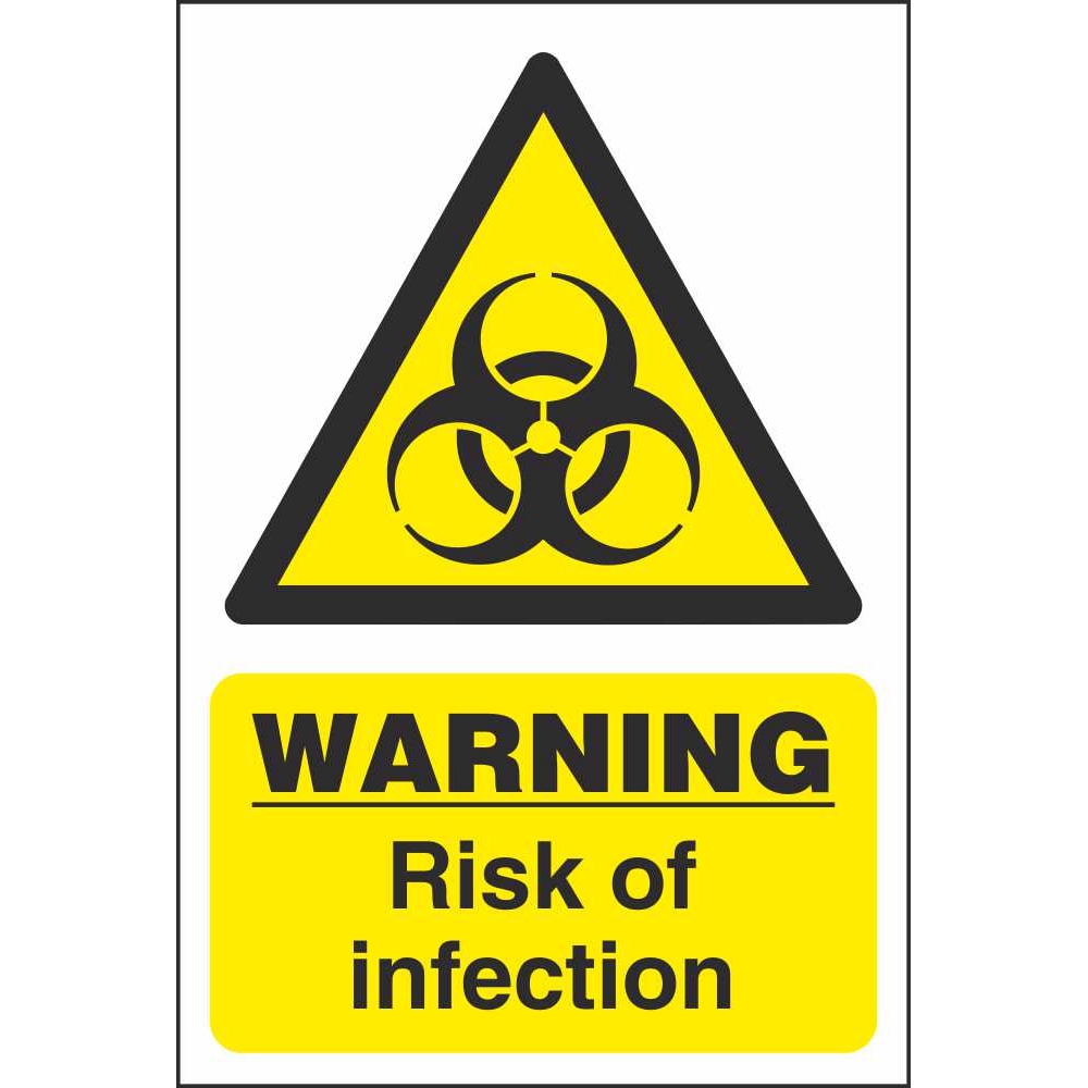 Risk of Infection Biohazard Signs | Dangerous Goods Safety Signs