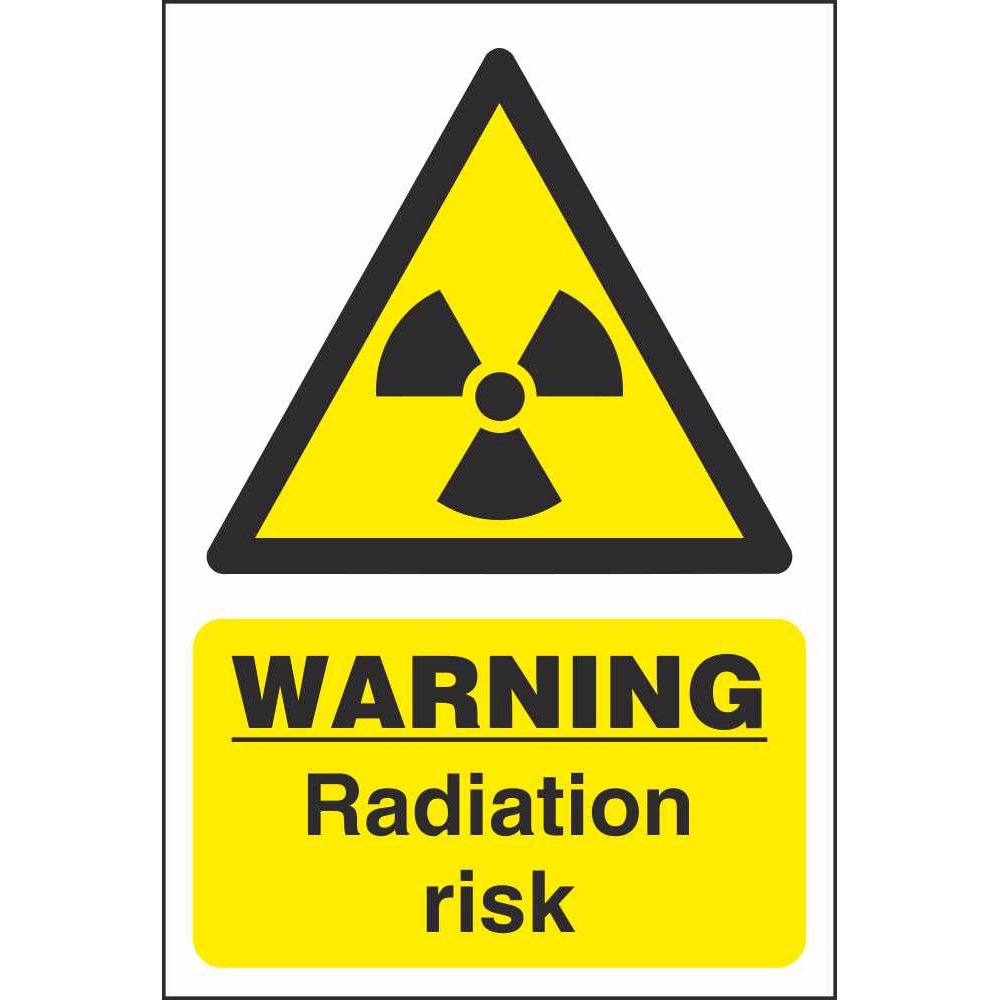 Warning Radiation Risk Radiation Hazard Dangerous Goods Safety Signs