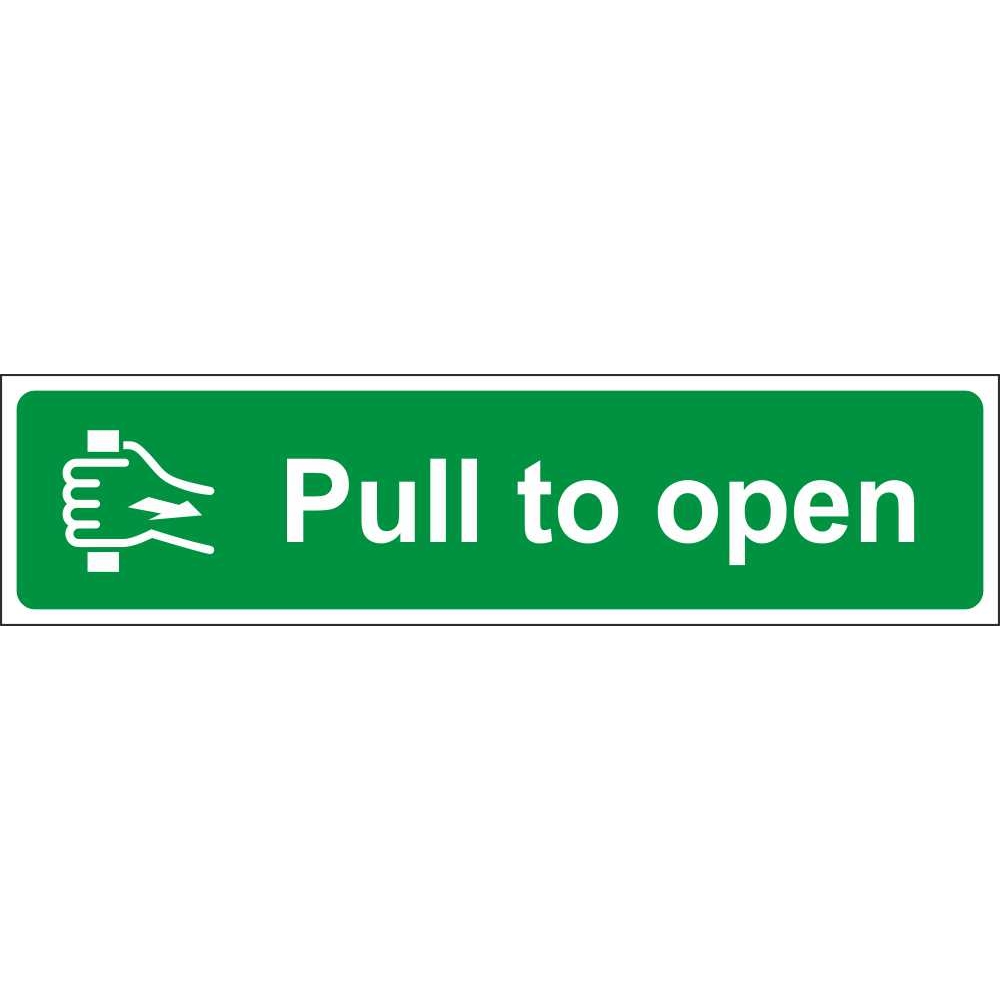 Pull To Open Labels | Emergency Escape Fire Exit Stickers Ireland