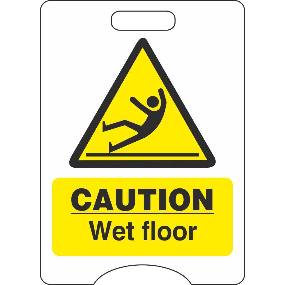 Caution Wet Floor Free Standing Hazard Safety Signs