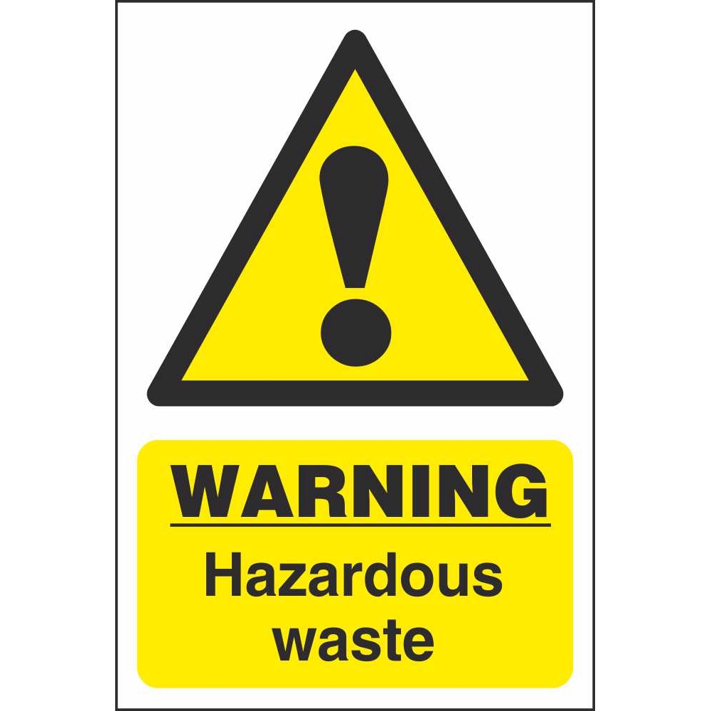 Hazardous Waste Warning Signs Chemical Hazards Workplace Safety Signs