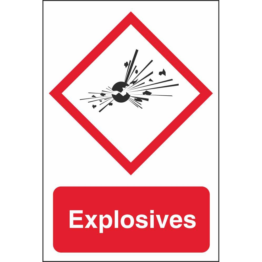 Explosives GHS Signs GHS Physical Hazard Industrial Safety Signs