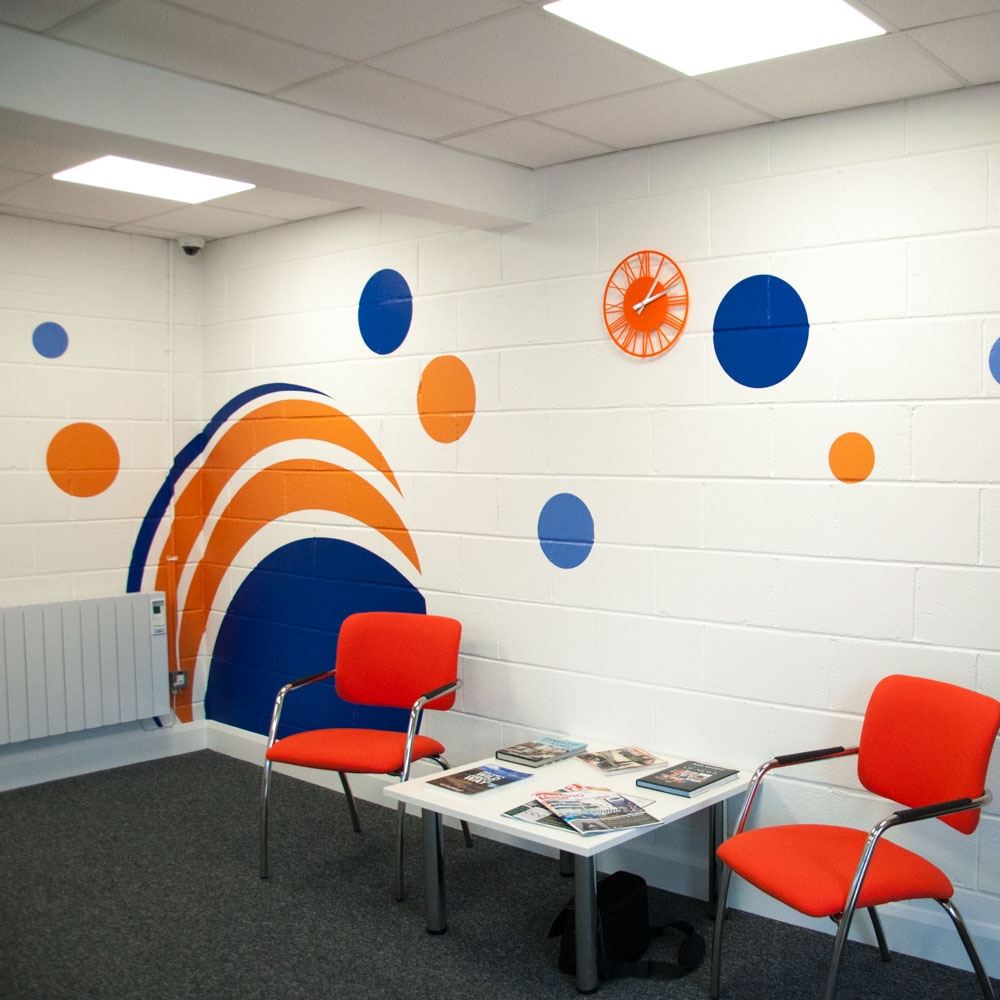 Office Wall Graphics for Branding, Creative Office Wall Ideas - PD Signs