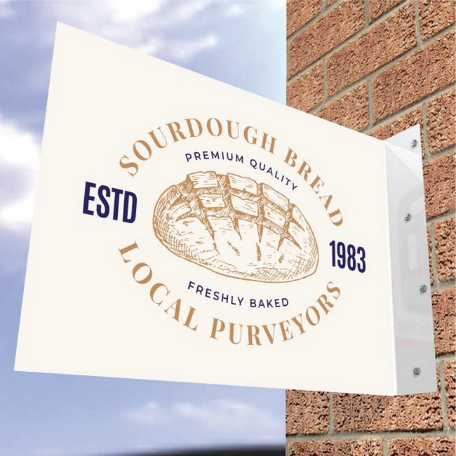Budget Projecting Sign