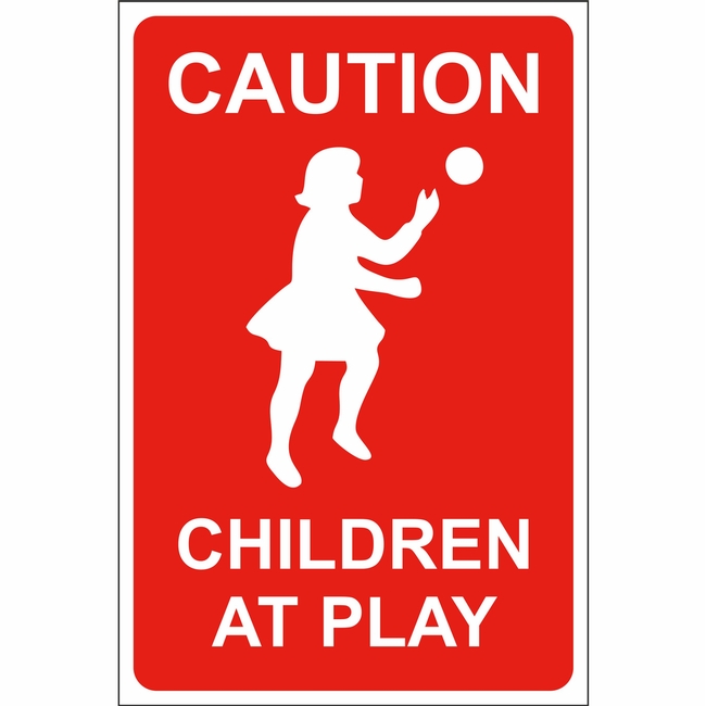 Caution Children At Play Sign