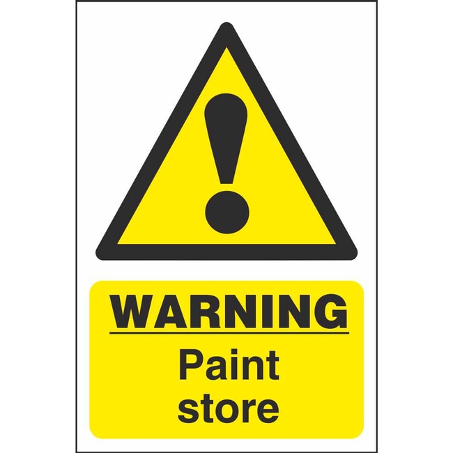 Warning Paint Store Signs | Hazard Construction Safety Signs Ireland