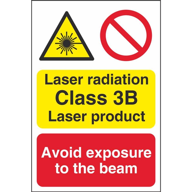 Laser Radiation Class 3B Laser Product Dangerous Goods Safety Signs