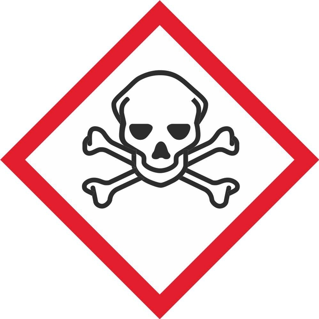Acute Toxicity Pictogram Hazard Adhesives Dangerous Goods Signs