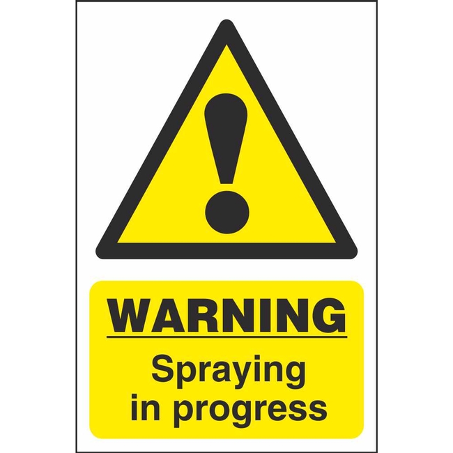 Warning Spraying In Progress Signs Hazard Farm Safety Signs Ireland