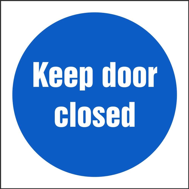 Keep Door Closed Fire Door Signs | Fire Action Safety ...