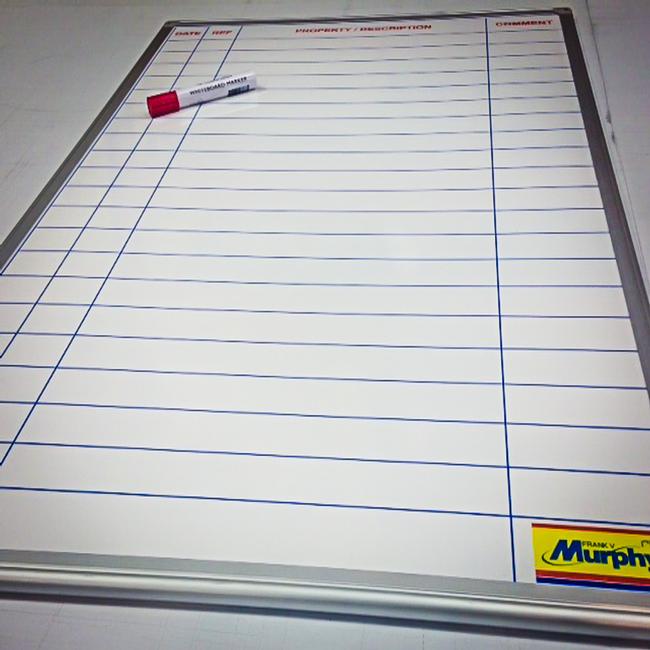 Dry Wipe Board