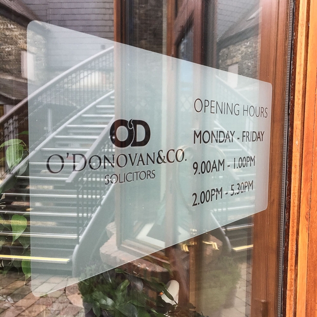 Window Frosted & Etched Effect Film