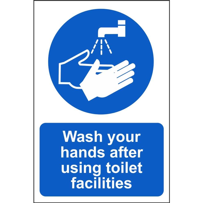 Wash Your Hands After Using Toilet Signs Food Hygiene Safety Signs
