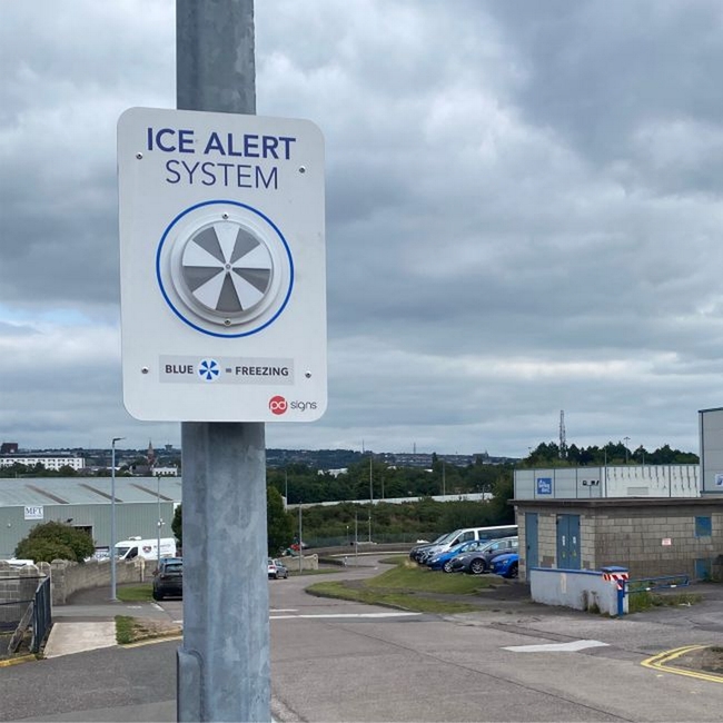 Ice Alert Indicator