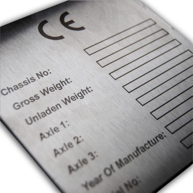 CE Name Plates