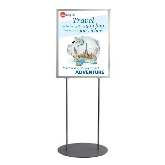 Oval Info Board Information Display Stands Ireland PD Signs Cork