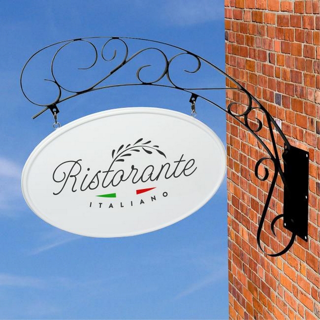 Luxury Parisian Bracket Sign