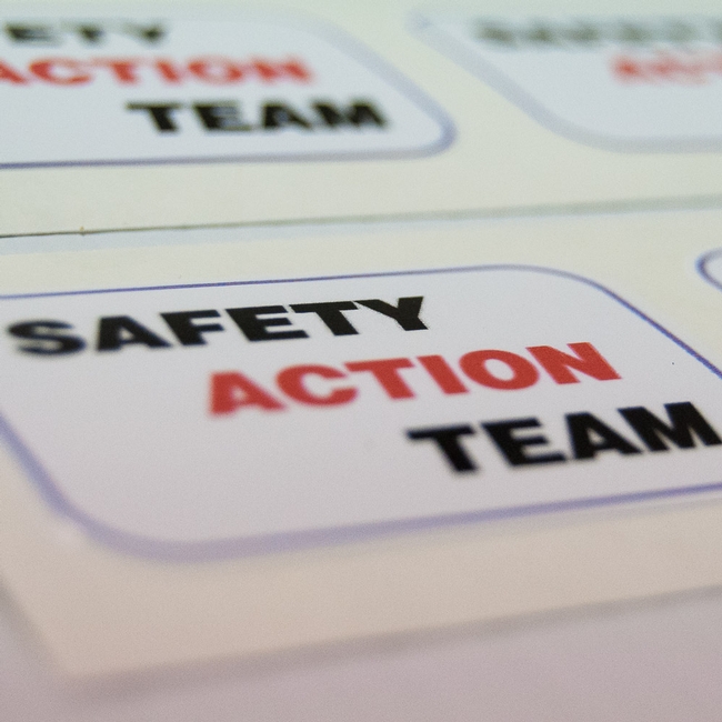 Helmet Label Stickers Hard Hat Stickers Ireland