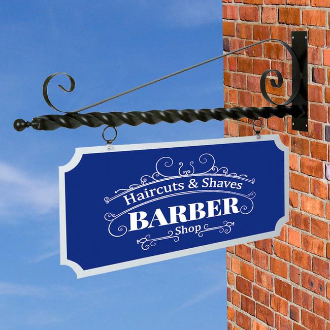 Steel Projecting Scroll Bracket Sign