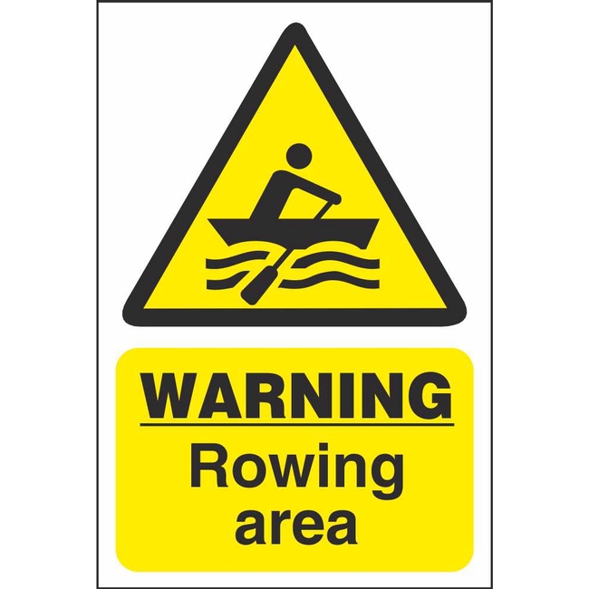 Warning Rowing Area Signs Water Hazard Safety Signs Ireland