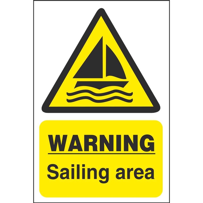 Warning Sailing Area Signs Water Hazard Safety Signs Ireland