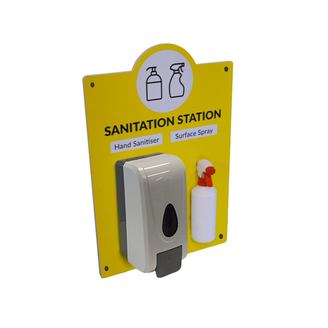 Wall Mounted Manual Sanitation Station 