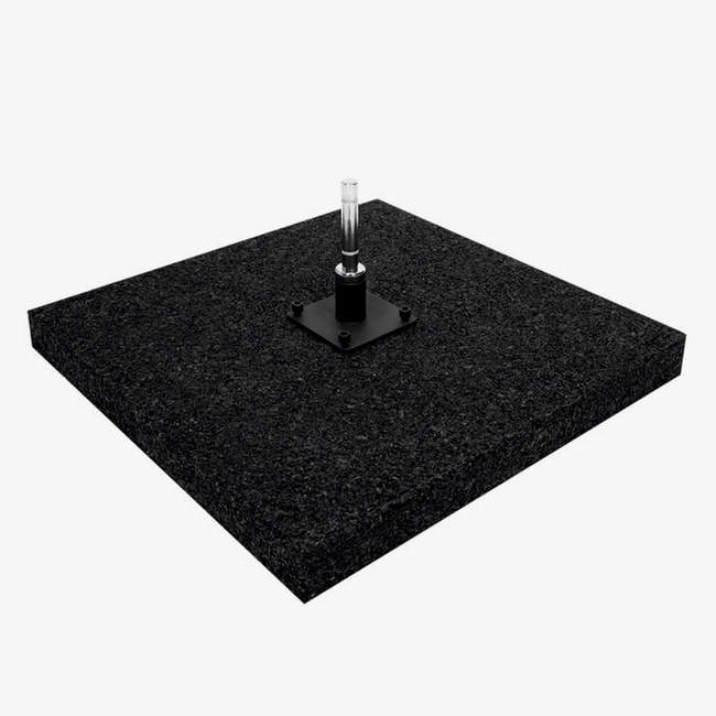 Square Rubber Base - 14kg