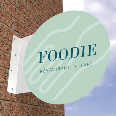 Budget Projecting Sign