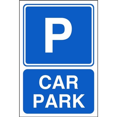 Car Park Parking Information Sign