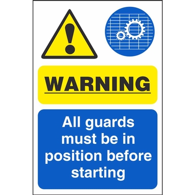 Workplace Machine Safety Signs Ireland | Pat Dennehy Signs