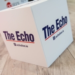 Branded Display Cubes Ireland | Pat Dennehy Signs | Corporate Branding